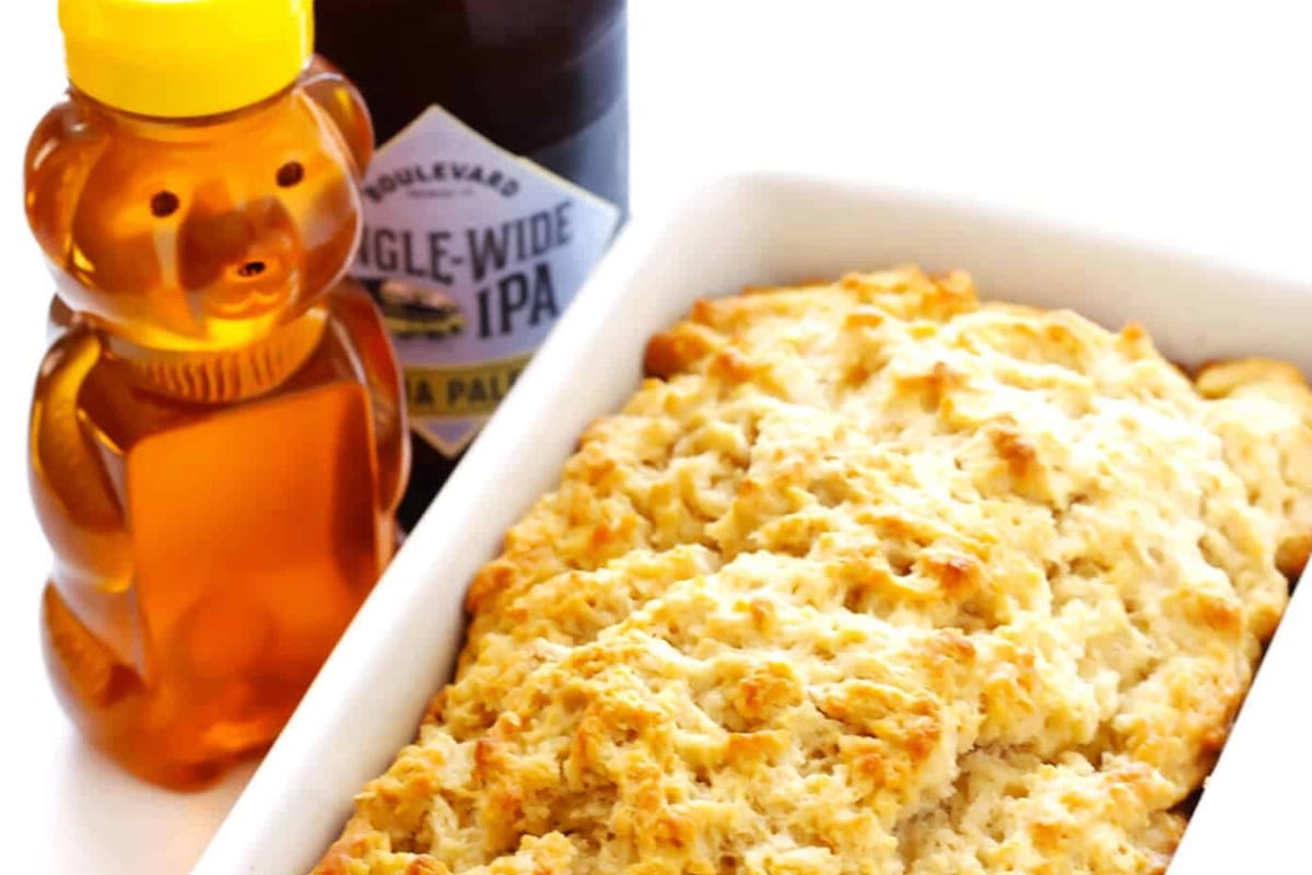 Honey Beer Bread - finished bread