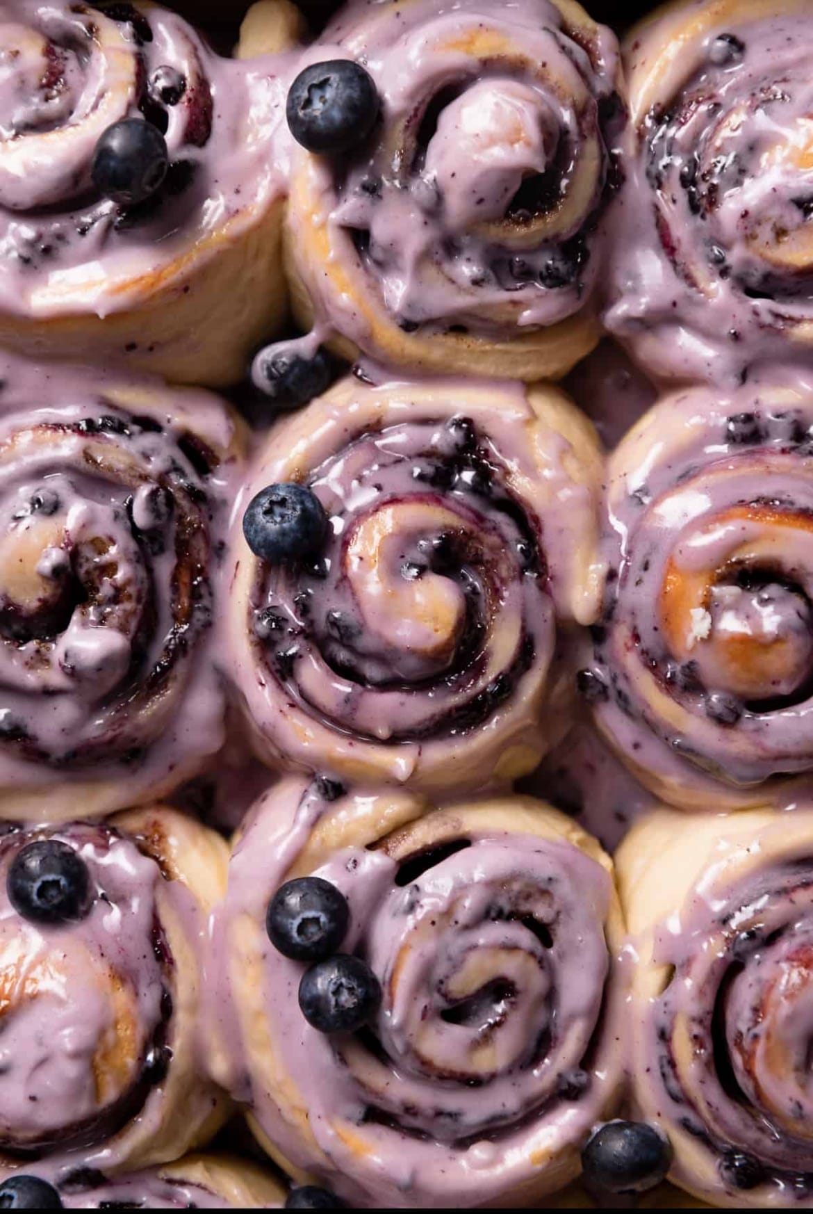 Henry's Decadent Blueberry Cinnamon Rolls