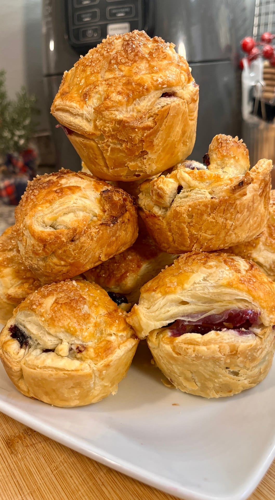 Blueberry Puff Pastry Hand Pies | Baking Great Bread at Home