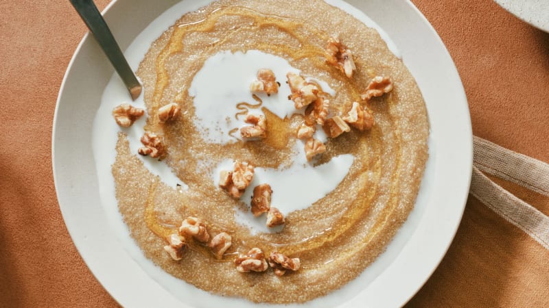 Creamy Emmer Breakfast Porridge