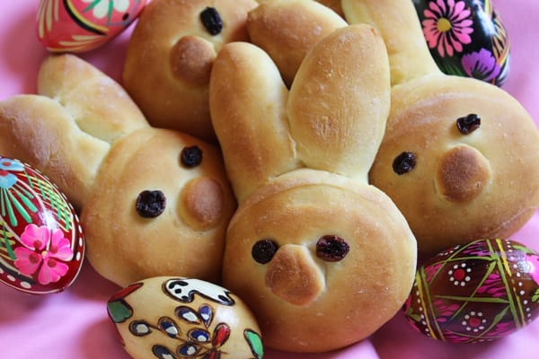Easter Bunny Bread - finished bread
