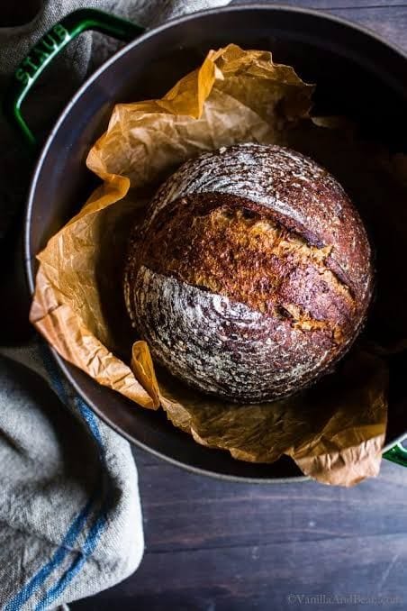 Four Grain Soaker Pan Bread - finished bread