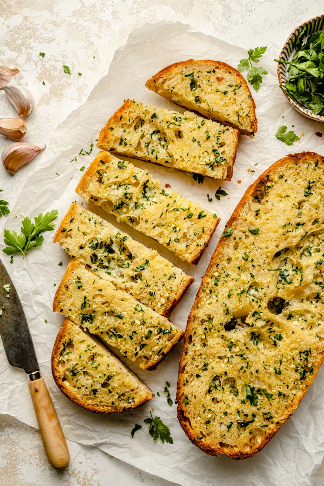Homemade Garlic Bread | Baking Great Bread at Home - finished bread