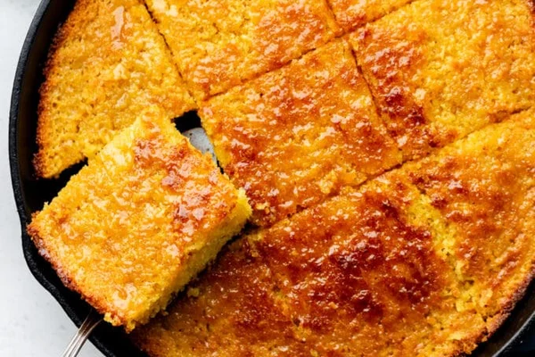 Honey Butter Skillet Cornbread