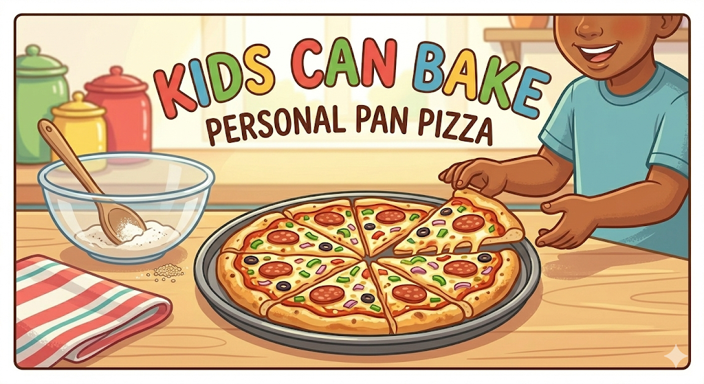 Kids Can Bake: Personal Pan Pizza