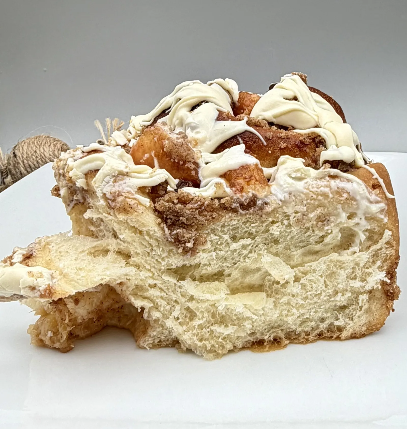 Brown Butter Peach Cobbler Cinnamon Rolls