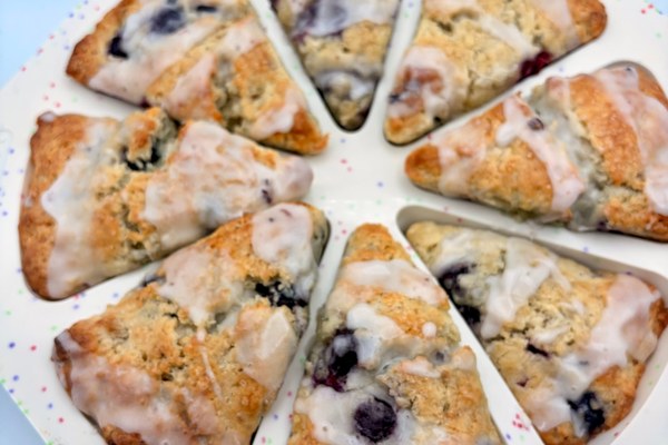 Banana Blueberry Scones | Baking Great Bread