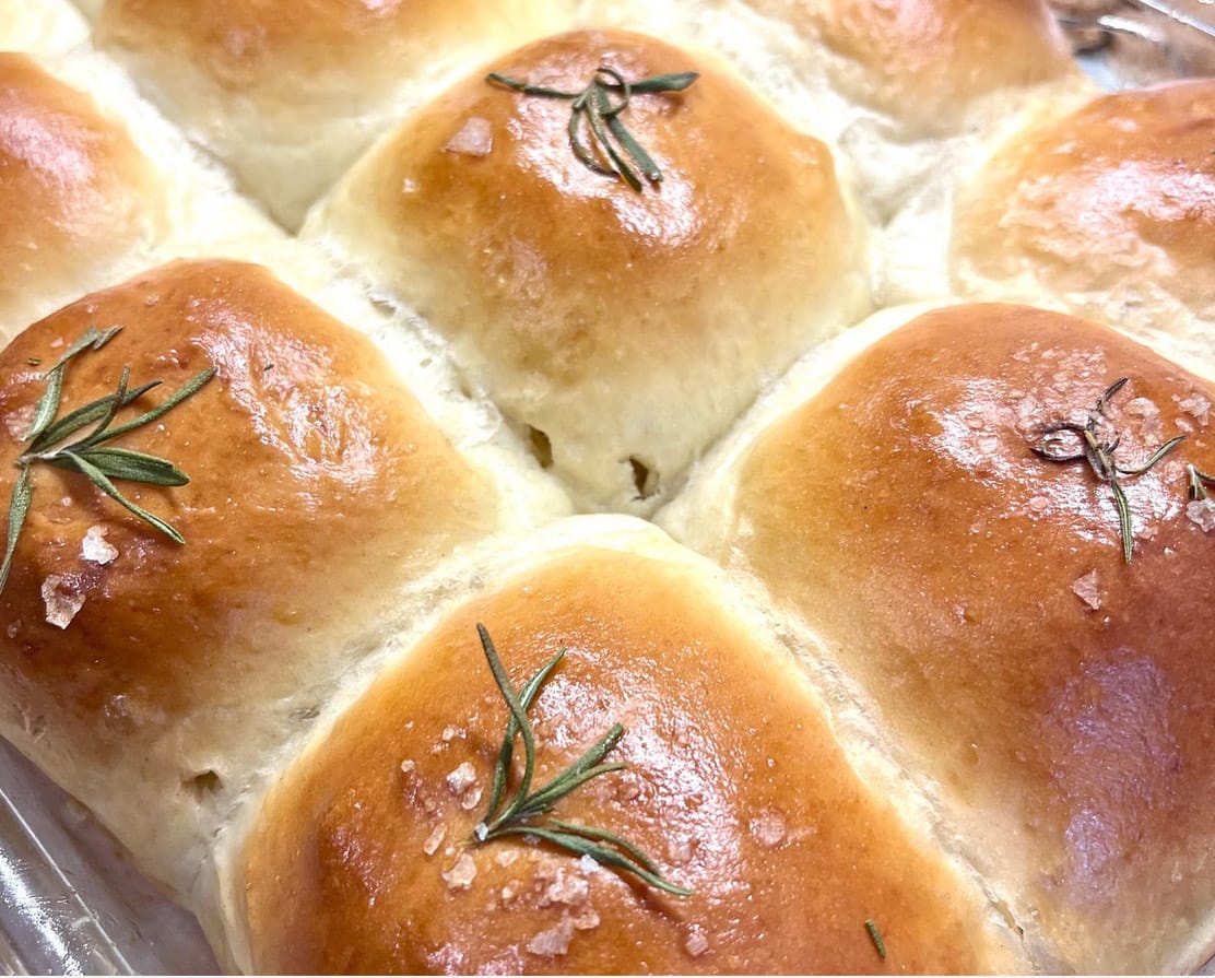 Ultimate Dinner Rolls with Rosemary and Sea Salt