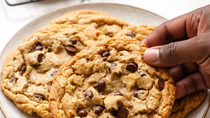 Soft Einkorn Chocolate-Chip Cookies