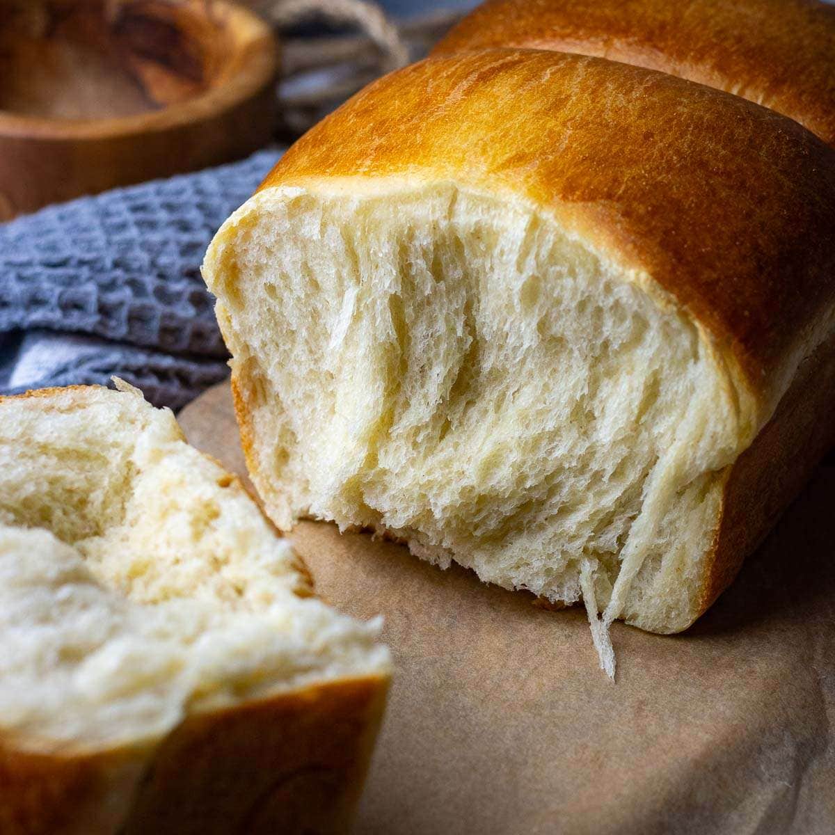 Henry's Sourdough Japanese Milk Bread (Shokupan) - finished bread