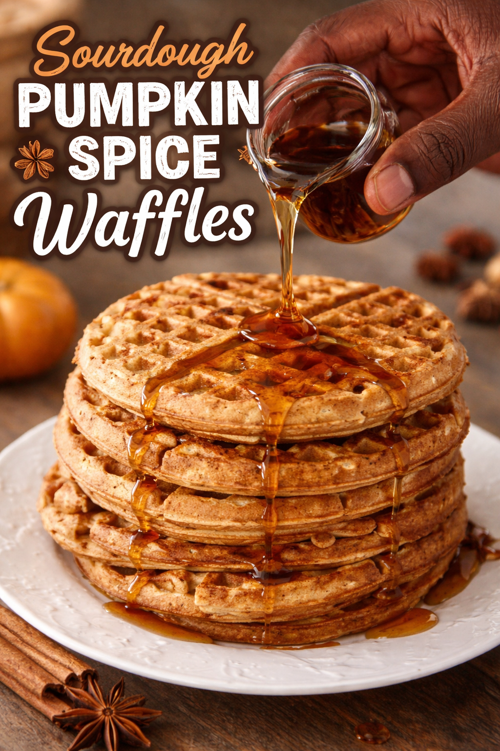 Sourdough Pumpkin Spice Waffles | Baking Great Bread at Home