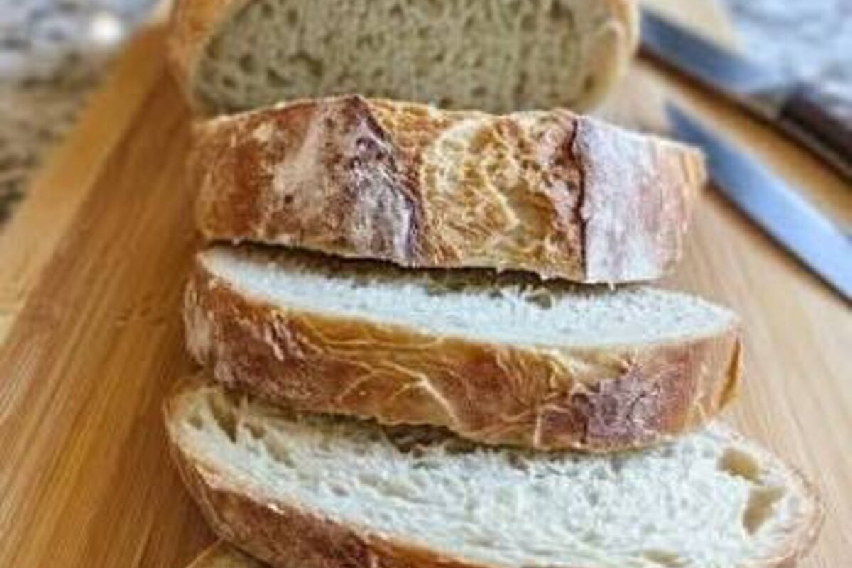 Sourdough Soft Italian Sandwich Bread - finished bread