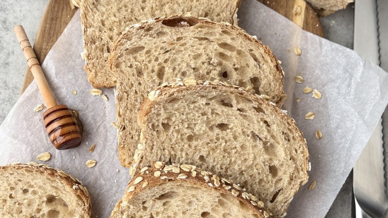 Sourdough Soft Multigrain Sandwich Bread