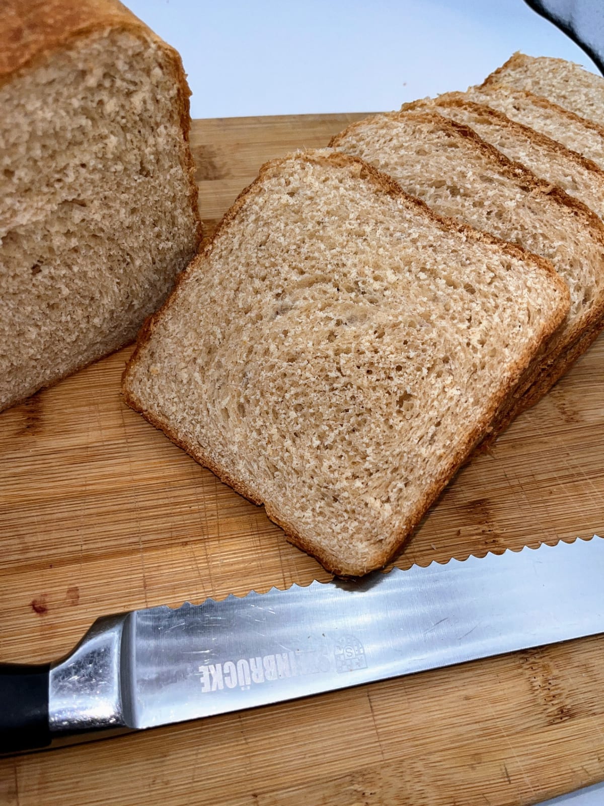 Whole Wheat Honey Milk Bread