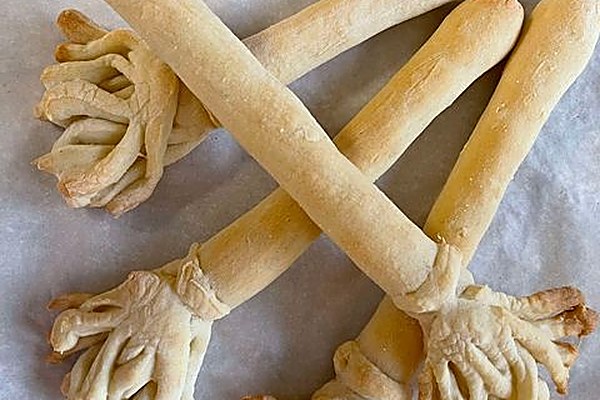 Witch's Broom Pretzels