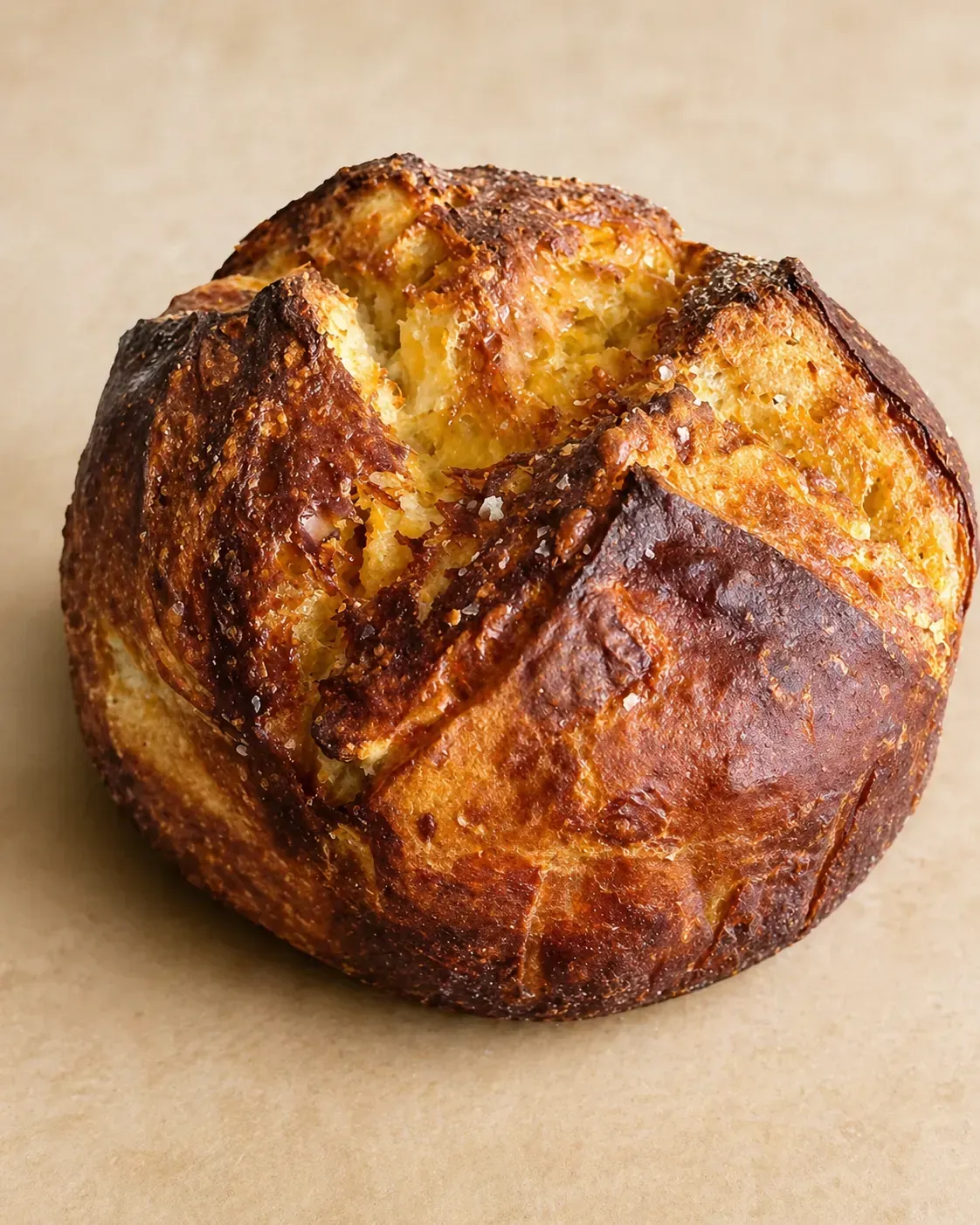 Yeasted Pretzel Loaf with Poolish